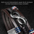 Lederarmband mit Gravur Namen initialen Uniqal